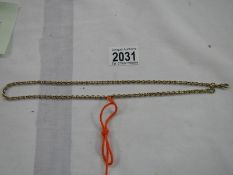 A 15 ct gold chain, 19.