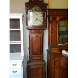 An oak 30 hour Grandfather clock.