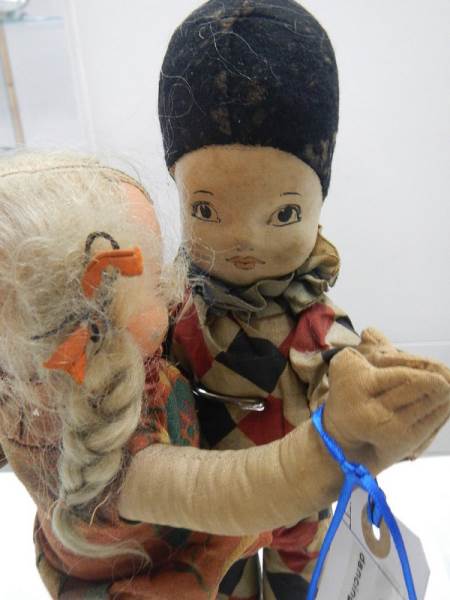 A pair of 1930's Dean's dancing dolls. - Image 7 of 7