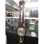 A Victorian barometer in good condition.
