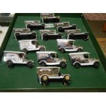 A quantity of boxed Oxford diecast 1966 world cup winners collection model vans,