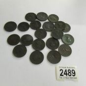 20 old coins (mainly early 19th century).