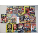 A good collection of 16 Authentic Science Fiction pulp magazines / books including Coming of
