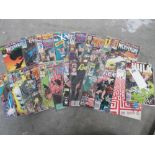 A collection of 20 1st edition comics in bags including Wolverine, Weapon X, Excalibur, Shadowcat,