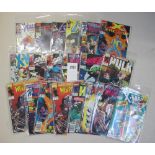 A collection of 20 1st edition comics in bags including X-Men, Hulk, Weapon X,