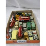 A quantity of early Lesney Matchbox model cars.