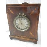 A mantel clock with silvered dial (needs attention)