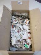 Approximately 2000 cigarette cards from a variety of manufacturers including Players, Wills,