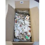 Approximately 2000 cigarette cards from a variety of manufacturers including Players, Wills,
