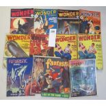 A good collection of early Sci-Fi pulp magazines including Thrilling Wonder Stories,