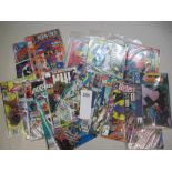 A collection of 20 1st edition comics in bags including Bat,man, Shock Therapy, Wildcards 1,