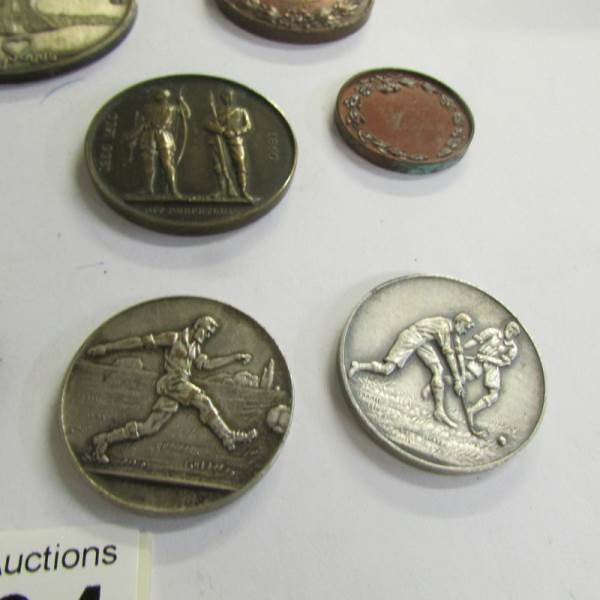 11 vintage sports medals. - Image 2 of 4