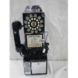 A Crossley working wall phone