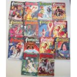 A good collection of 14 Fantastic Adventure pulp magazines