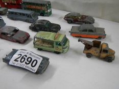 A quantity of early Lesney Matchbox model cars.
