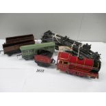 Brim toy 7040 clockwork train carriages and track