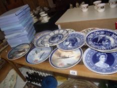 A quantity of Wedgwood Daily Mail commemorative plates including VE Day