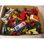 Box containing quantity of Matchbox Lesney die-cast toy vehicles (Approximately 80)