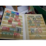 10 small albums of stamps.