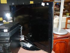 An LG flat screen television.