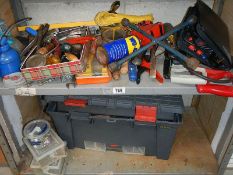 2 shelves of tools.