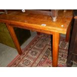 An old oak draw leaf table.