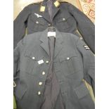 A quantity of military jackets.