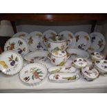 A good lot of Royal Worcester 'Evesham' dinner/kitchen ware