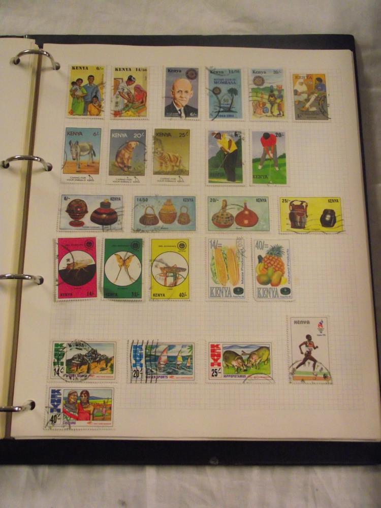 A box of stamps albums of world stamps - Image 8 of 12