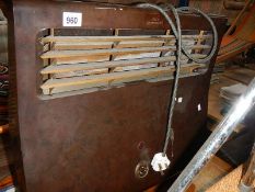 An old Ekco bakelite heater.