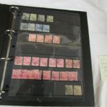 A folder of Victorian etc including Cape of Good Hope stamps