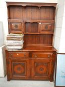 An oak dresser.