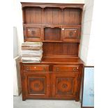 An oak dresser.