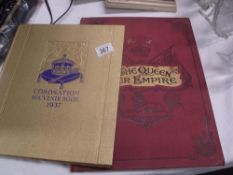 A Coronation souvenir book 1937 and a Queen and her Empire book