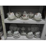 2 vintage tea sets 40+ pieces in both