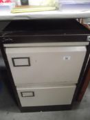 A 2 drawer filing cabinet