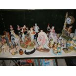A large quantity of ornaments, figures, animals etc.