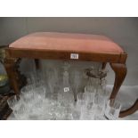 A dressing table stool