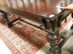 A Victorian stretcher table.