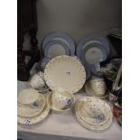 A 20 piece Royal Doulton dinner set and a Grindley 21 piece vintage tea set