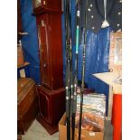 4 carbon carp fishing rods.