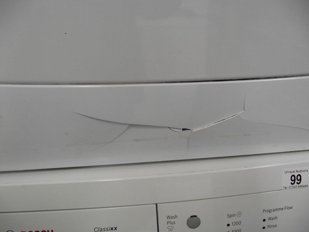 An Indesit washing machine (damage to inspection panel) - Image 2 of 2