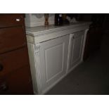 A 19th / 20th century painted pine dresser base