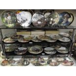 A large lot of collectors plates, by Royal Doulton, Border Fine Arts, Danbury Mint etc.
