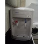 A JustEau hot and cold water dispenser (missing bottle)