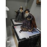 2 boxed resin Wizard figures