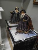 2 boxed resin Wizard figures