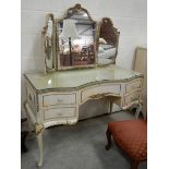 An early 20th century French style dressing table.