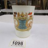 A king Edward VII and Queen Alexandra coronation beaker.