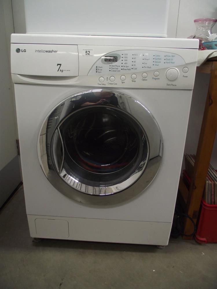 An LG washing machine